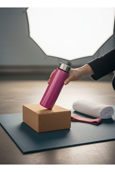 Blissra 550 Cc Glass Flask – Metal Lid, Leak-Proof Water Bottle