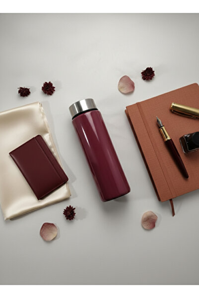 Blissra 550 Cc Glass Flask – Metal Lid, Leak-Proof Water Bottle