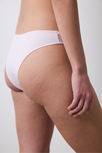 Penti Lace Pembe Brazilian Külot