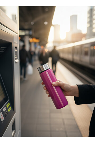 Blissra 550 Cc Glass Flask – Metal Lid, Leak-Proof Water Bottle