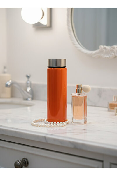 Blissra 550 Cc Glass Flask – Metal Lid, Leak-Proof Water Bottle