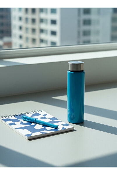 Blissra 550 Cc Glass Flask – Metal Lid, Leak-Proof Water Bottle