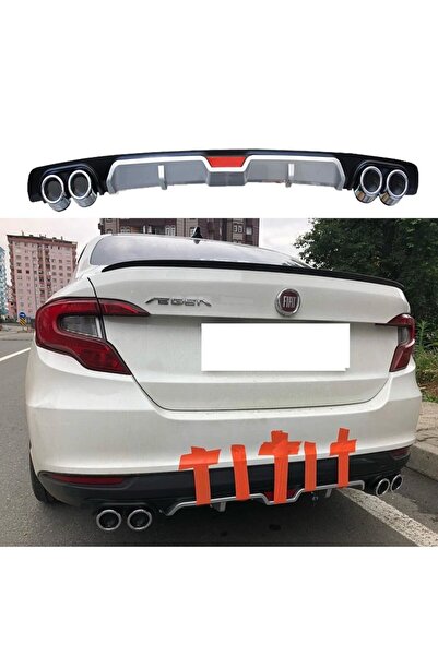 Genel Markalar AUTOGP Fiat egea difüzör arka tampon eki 4 egzoz çıkışlı