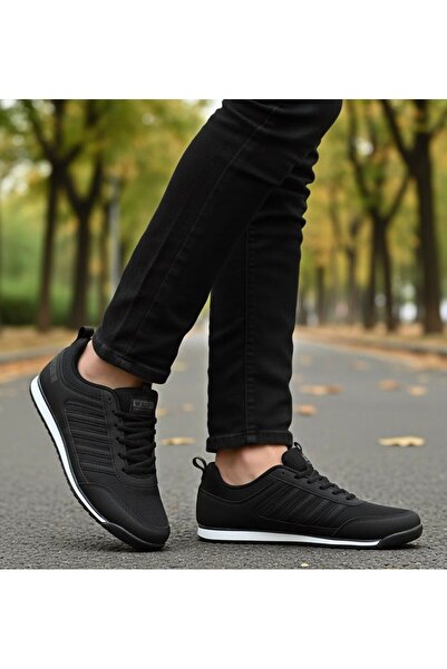 Scot Pantofi sport casual cu șireturi pentru bărbați, cu talpă ortopedică ușo...