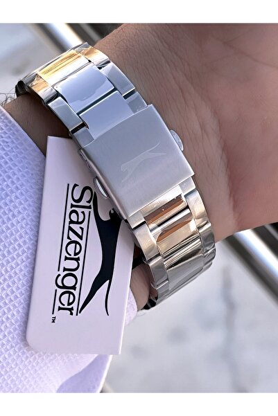 Slazenger Steel Cord Steel Case 10 Atm Inner Dial Functions Active Men's Wristwatch Esl.2501.2.01