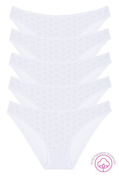 Newlilla 1501 Сердечні жіночі бікіні-труси з бавовни 100 бавовна 5 шт 1501v1