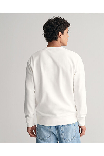 Gant Sweat Printed Graphic C Neck Sweater