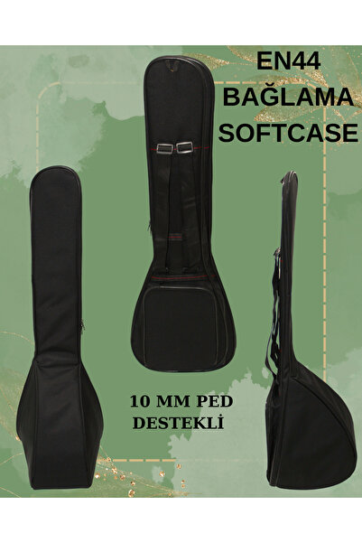 PANDURA MÜZİK KISA SAP BAĞLAMA SAZ KILIFI SOFTCASE TAŞIMA ÇANTASI SİYAH. sadece kısa sap sazlar için uygundur