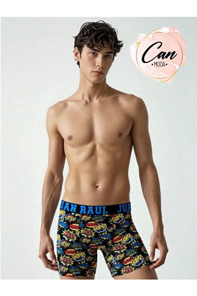 Juan Raul Comic Pop Patterned Men's Boxers - Db238