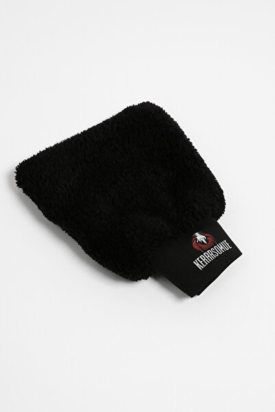 KERRASUNDE Mikrofiber Oto Yıkama Ve Cila Eldiveni - Siyah