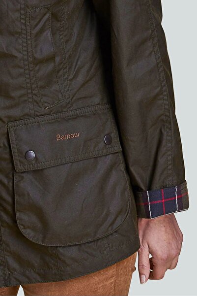Barbour Classic Beadnell Yağlı Ceket Ol71 Olive