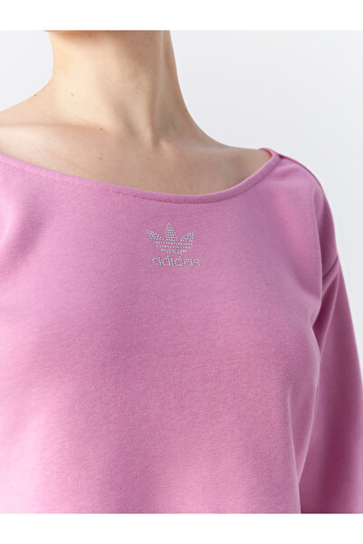 adidas Adıdas Luxe Slouchy Crew Women's Sweatshirt Hf6775