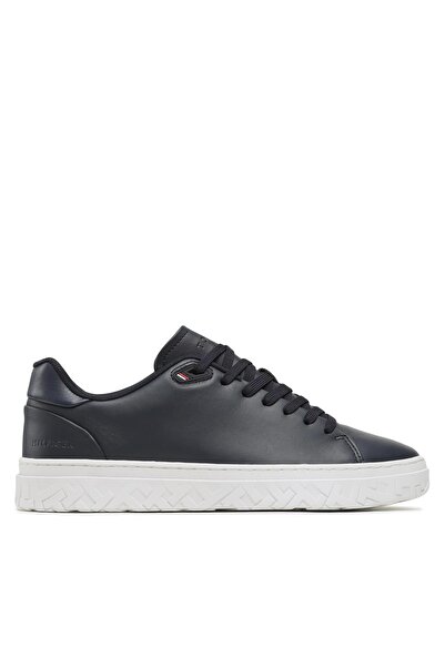 Tommy Hilfiger Tommy Hılfıger Modern Iconıc Court Cup Leather Erkek Ayakkabı Fm0fm04355-dw5