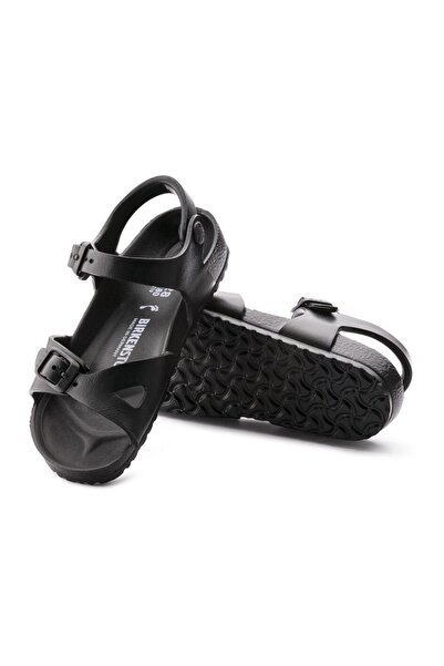 Birkenstock Μαύρες Παιδικές Παντόφλες