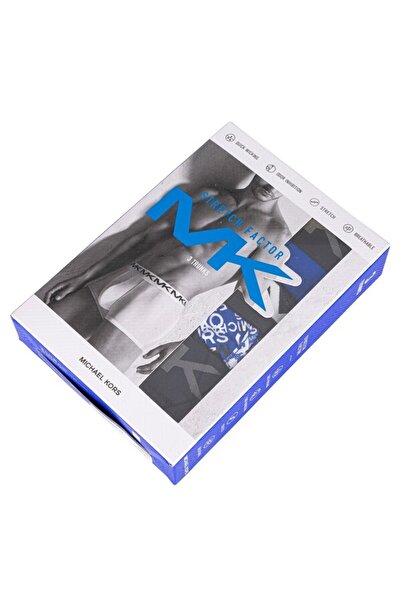 Michael Kors Mıchael Kors Erkek 3 Lü Boxer 6f21t10033-cobalt