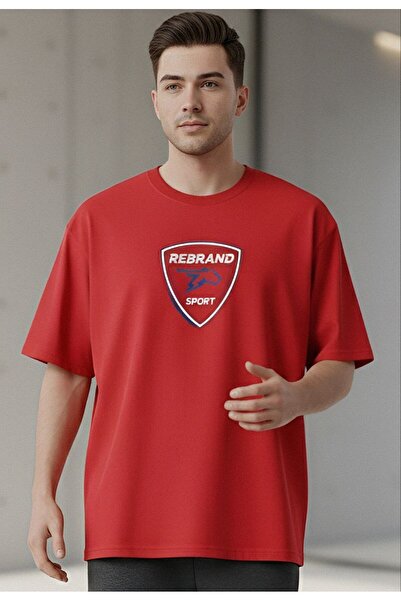 REBRAND Crew Neck Printed T-Shirt Unisex Oversize