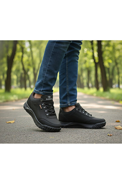 Dakırs 05 erkek siyah suya dayanıklı kaydırmaz günlük spor trekking ortopedik...