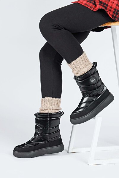 Jump 60112 Unisex Çocuk Kar Botu SİYAH