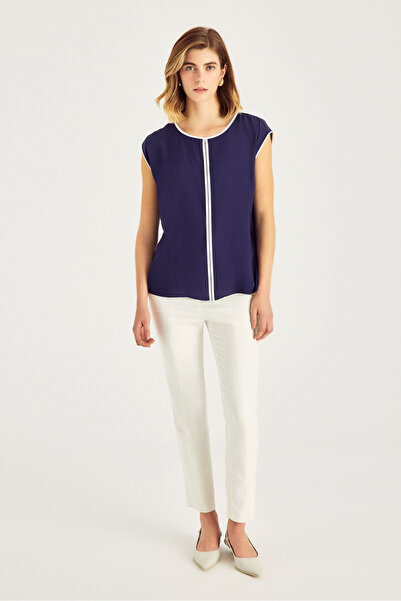 Naramaxx Kontrast Şeritli Bluz