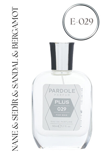 PARDOLE E-029 Ferah, Odunsu Favoris Erkek Parfum - 50 ml - Nane, Sedir, Sanda...