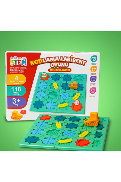 Erzi Stem Kodlama Labirent Oyunu 4 Seviye Zorluk 118 Çözüm