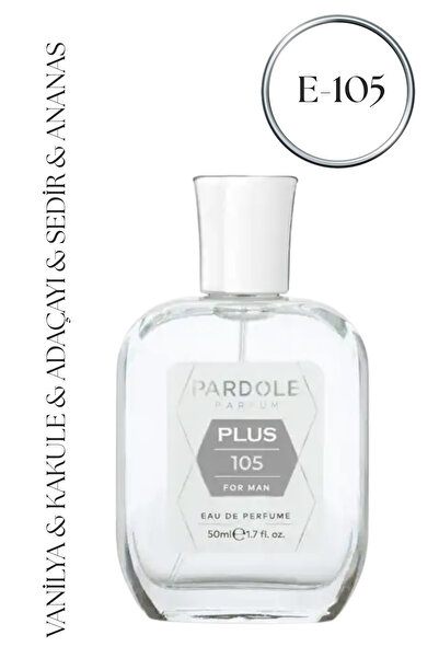 PARDOLE E-105 Baharatlı, Meyvemsi Favoris Erkek Parfum-50 ml - Vanilya, Kakul...