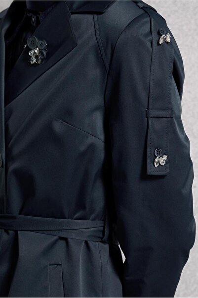 Alvina Поясний детальний тренчкот 10920
