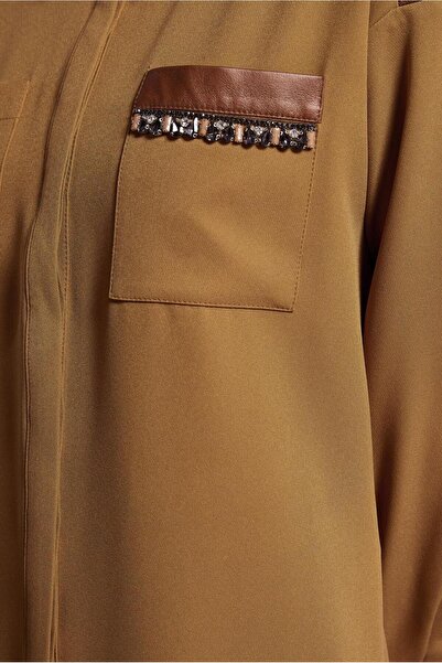 Alvina Shirt Collar Saw Tunic 45154