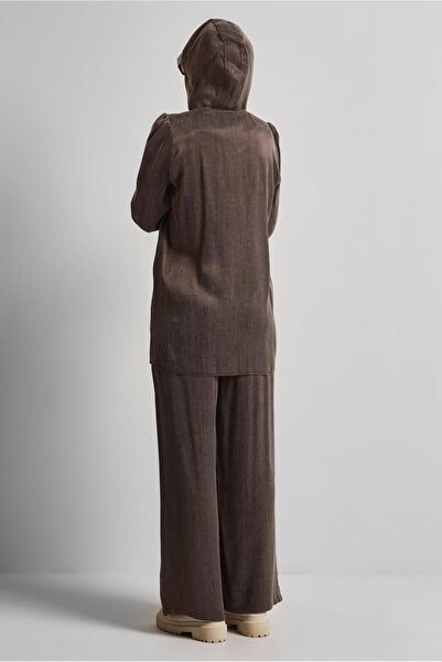 Alvina Hooded Trousers Suit 45585