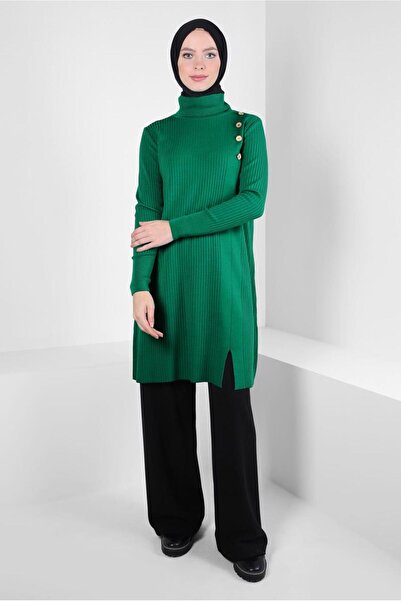 Alvina BOĞAZLI YAKA TRİKO TUNİK 44017