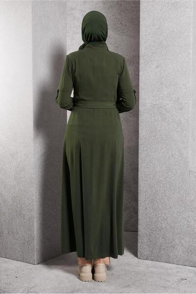 Alvina 10218 Model Judge Collar Top Coat