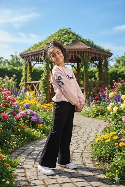 Miss Melinda Kids Set elegant cu mâneci lungi pentru fete, trening, confortabil, stil modern