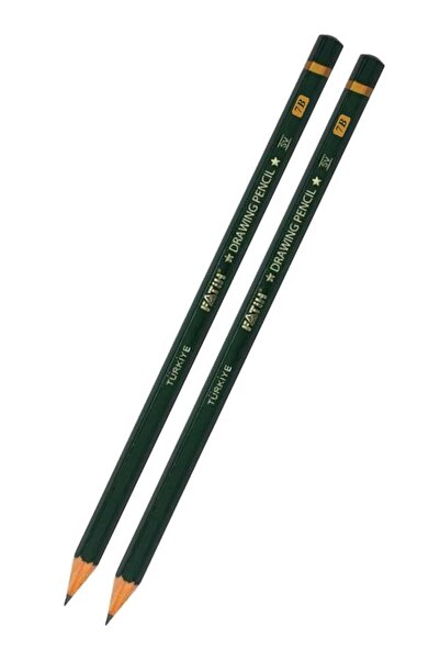 Fatih 7B Resim Kalemi Dereceli Kalem 2 Adet Dereceli Resim Kalemi Yumuşak Uçlu Kurşun Kalem