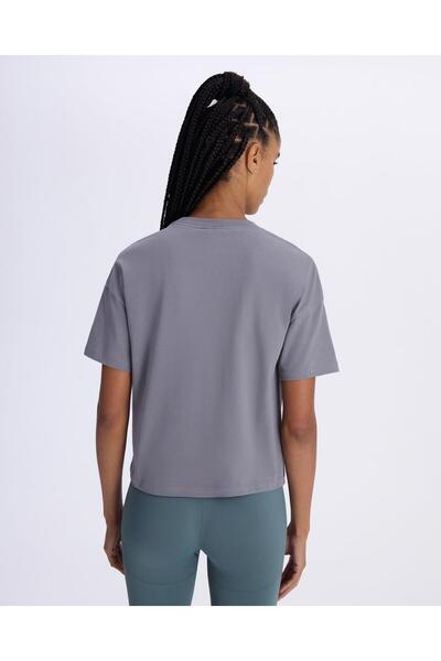 Kappa Authentic Alessi Women's Anthracite Comfort Fit T-Shirt