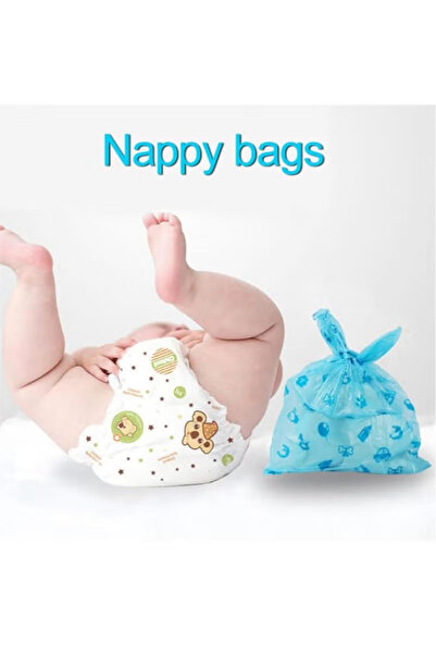 Generic 180 Count Disposable Scented Diaper Bag Refills, Biodegradable Baby Diaper Bag,