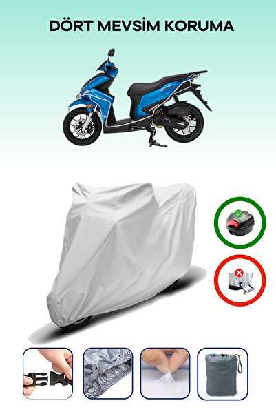 Breen Kanuni Resa 125 - Waterproof Rear Bag Compatible with Motorcycle Tarpaulin