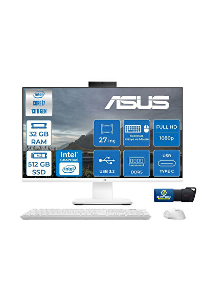 ASUS V470VAK INTELCORE I7-13620H 32GB RAM 512GB SSD 27''FHD 100HZ 300NITS ALL...