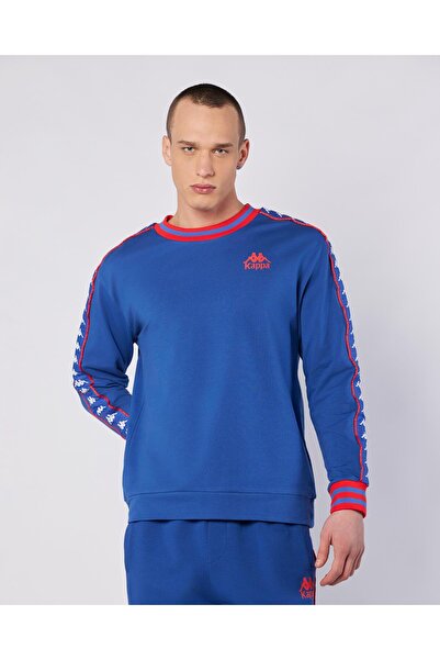 Kappa Banda Stars Sweatshirt Erkek Lacivert Regular Fit Sweatshirt