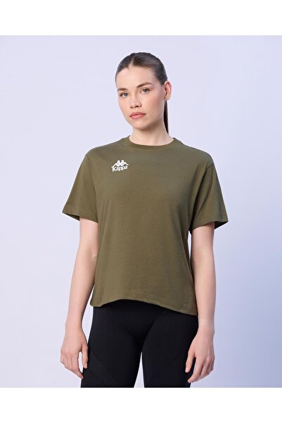 Kappa Marta Kadın Yeşil Regular Fit Tişört
