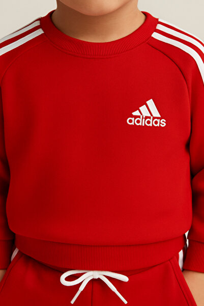 Uğur bebe Red Brushed Fabric Pocketed Soft Children's Tracksuit Set – Comfortable & Stylish Model