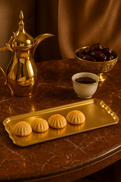 Dania صينية تقديم فردية للمعجنات والحلويات والشوكولاتة، مصنوعة من المعدن، مقاس 39*16 سم،