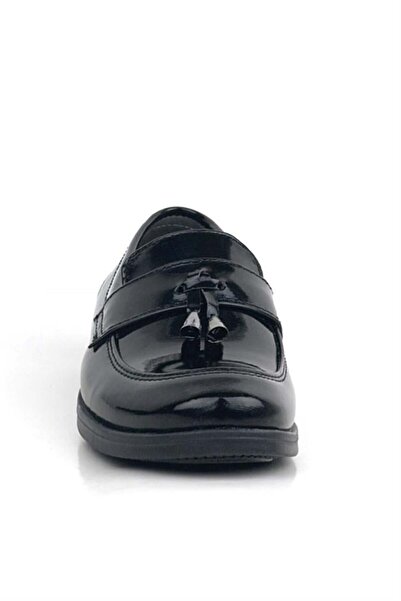 Rakerplus Loafer Μαύρο λουστρίνι Ανδρικά Κλασικά Παιδικά Παπούτσια