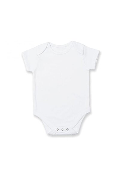 Sema Baby Premature Half Sleeve Combed Cotton Snap Badi - White
