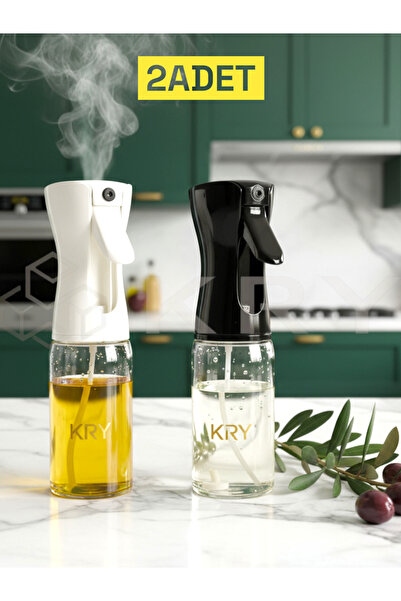 KRY 2’li Yağdanlık Sprey 225 ml – Air Fryer & Mutfak Yağ Püskürtücü