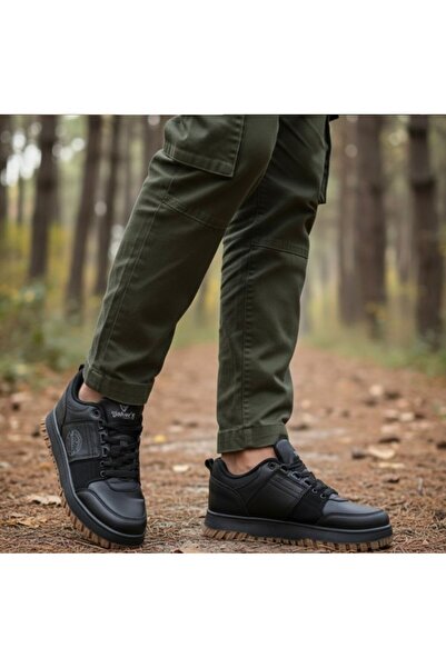 Dakırs Erkek Kışlık Suya Dayanıklı Kaydırmaz Günlük Spor Trekking Outdoor Ayakkabı Ortopedik Bağcıklı