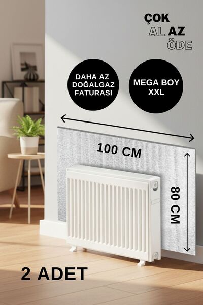 2 X 80 x 100 cm Thermal Insulation Board Heating Radiator Honeycomb Stove Backing Mattress