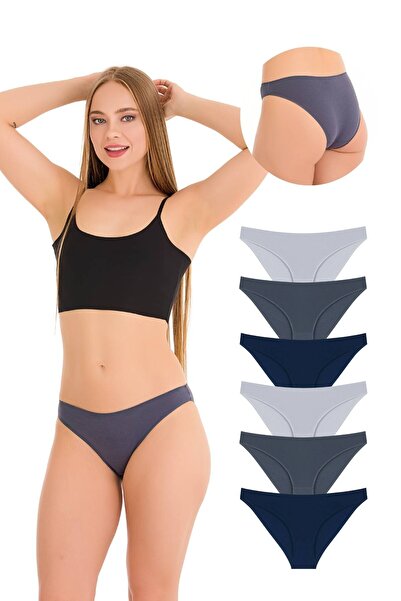 Newlilla 10010 Slip 6'lı Bikini Külot Paketi