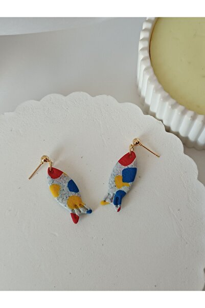 La fee aksesuar BALIK KÜPE- EL YAPIMI ALTIN KAPLAMA APARAT POLİMER KİL KÜPE