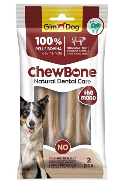Gimdog Chew Bone Diş Sağlığı Destekleyici Köpek Çiğneme Kemiği 8,5 cm 4'lü