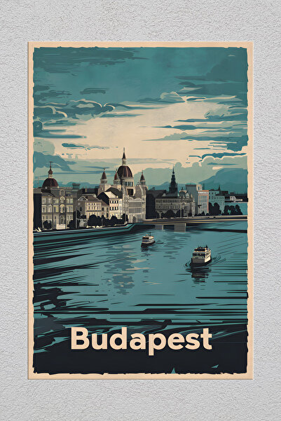 Lucena Μεταλλική εκτύπωση Βουδαπέστη Ουγγαρία Vintage διακοσμητική ζωγραφική ...